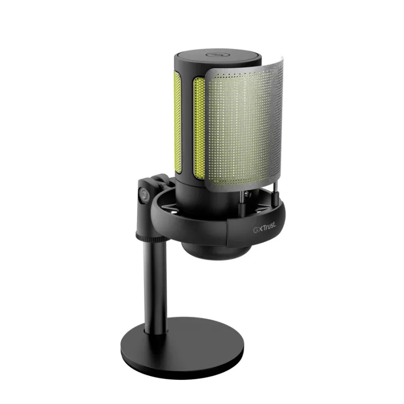 Trust GXT 238 Auron Black profesionalus podcast mikrofonas USB