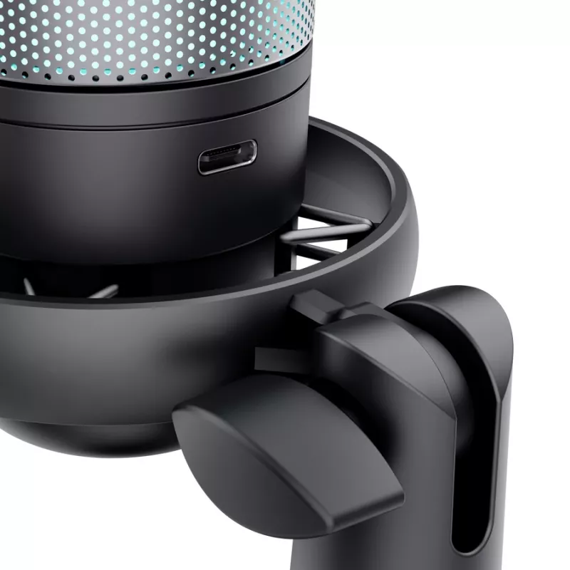 Trust GXT 238 Auron Black profesionalus podcast mikrofonas USB
