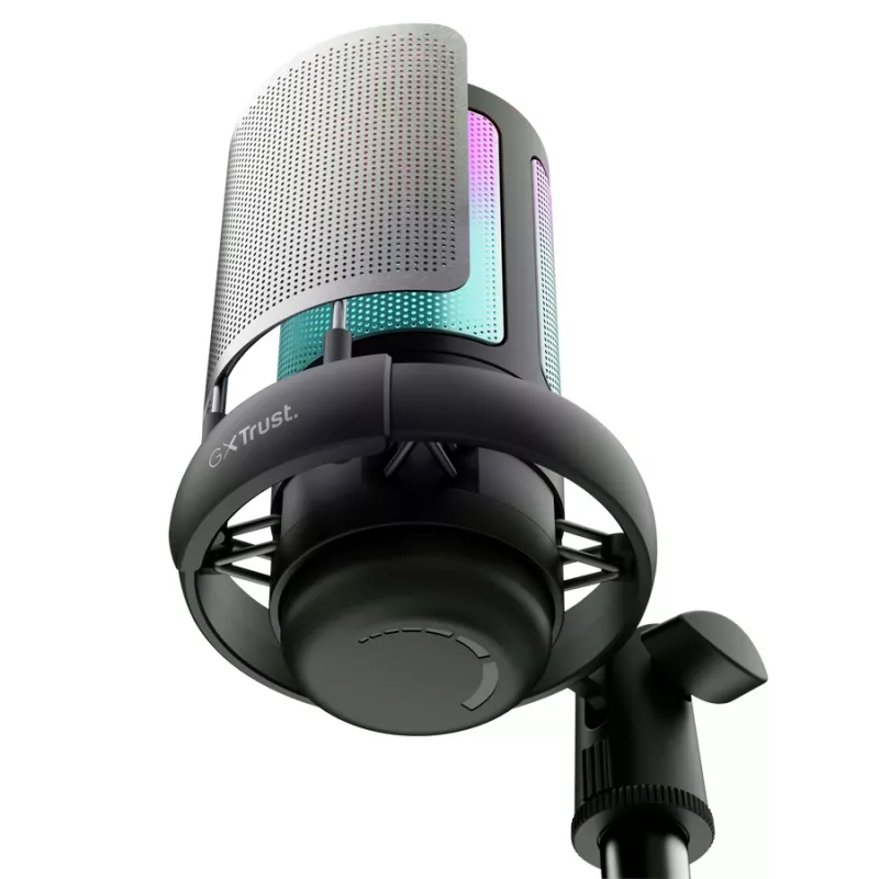Trust GXT 238 Auron Black profesionalus podcast mikrofonas USB
