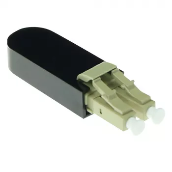 ACT šviesolaidinis LC kilpinis adapteris daugiamodis 850 nm, juodas