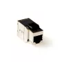 ACT Keystone Movioji Jungtis RJ-45 ekranuota CAT6, RJ45, RJ45, Plieninė
