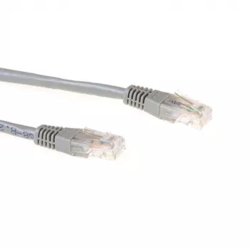 ACT pilkoji 2 metrų U/UTP CAT6A jungiamoji virvutė su RJ45 jungtimis