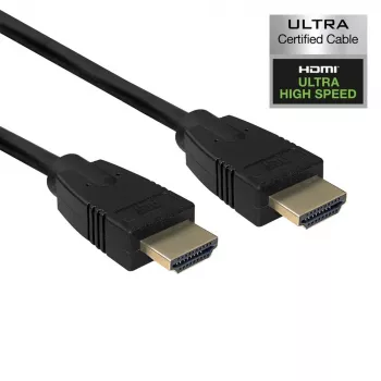 ACT 2 metrų HDMI 8K itin didelės spartos sertifikuotas kabelis v2.1, HDMI-A kištukas - HDMI-A kištukas