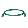 ACT Green 10 metrų LSZH U/UTP CAT6 plonas duomenų centro pataisinis kabelis su RJ45 jungtimis