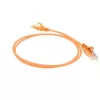 ACT Orange 1 metras LSZH U/UTP CAT6 plonas duomenų centro lizdinis kabelis su RJ45 jungtimis