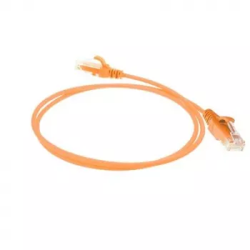 ACT Orange 1 metras LSZH U/UTP CAT6 plonas duomenų centro lizdinis kabelis su RJ45 jungtimis