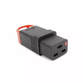 ACT C19 IEC Lock+ perjungiamas kištukas juodas, PA190100BK