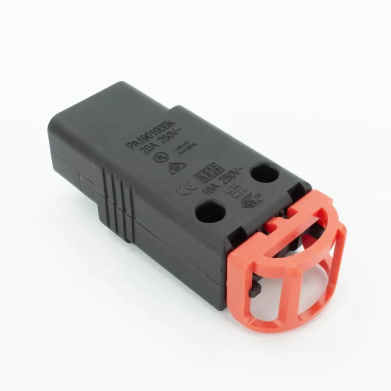 ACT C19 IEC Lock+ perjungiamas kištukas juodas, PA190100BK