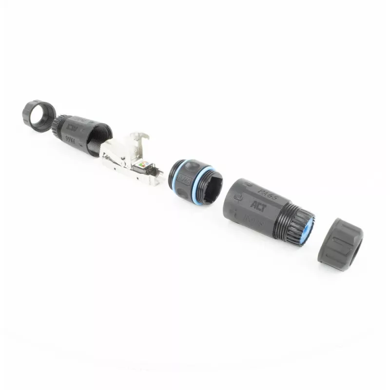 ACT SD6521 CAT6A lauko IP68 kabelių lizdas