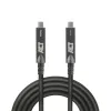 ACT USB-C 3.2 Gen2 aktyvus optinis kabelis (AOC), skirtas jutikliniams ekranams, vaizdui, duomenims, maitinimui, 3m