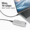 ACT USB 3.2 Gen 2 (3.1 Gen 2) 10Gbps 60W USB Type-C laidas, 1 m, juodas