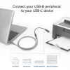 Adapterio laidas ACT USB-C (moteriška) į USB-B 2.0 spausdintuvui, 0,2 m