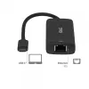 CLUB3D CAC-2531 nešiojamojo kompiuterio dokas / prievadų kartotuvas, laidinis USB 3.2 Gen 1 (3.1 Gen 1) Type-C, juodas