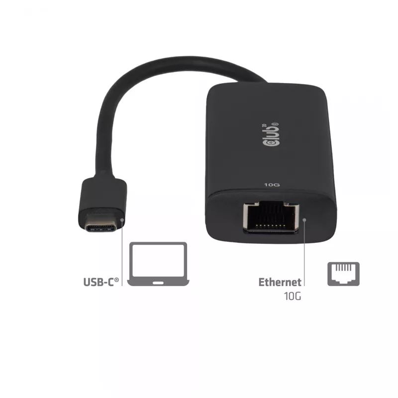 CLUB3D CAC-2531 nešiojamojo kompiuterio dokas / prievadų kartotuvas, laidinis USB 3.2 Gen 1 (3.1 Gen 1) Type-C, juodas