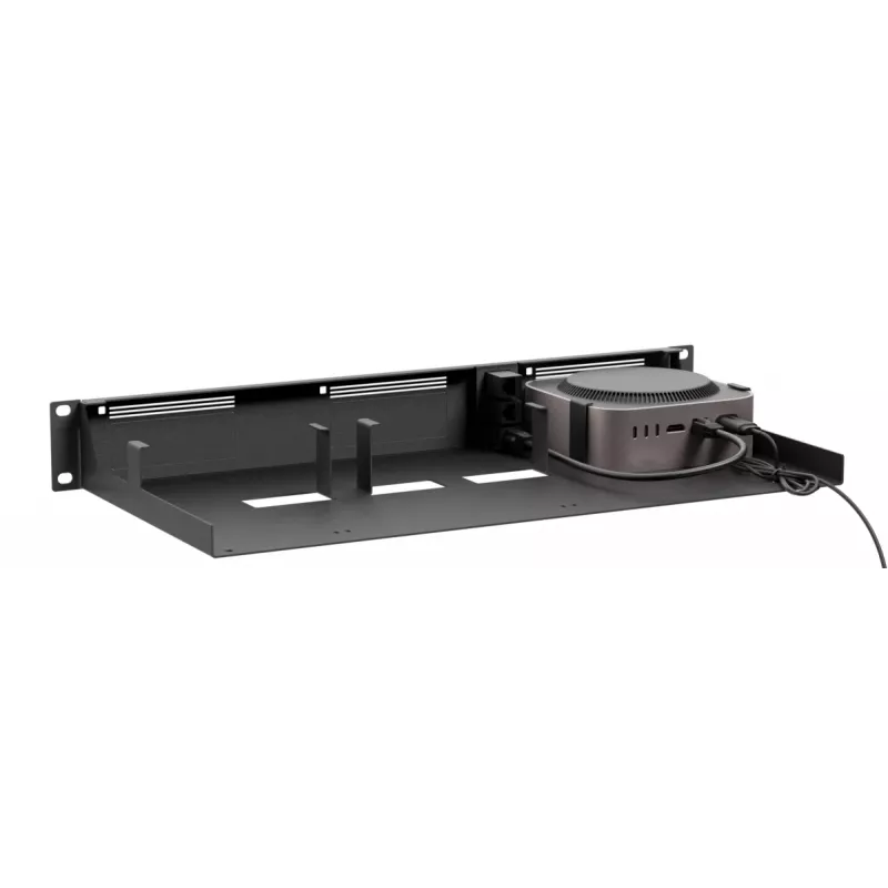 Rackmount.IT RM-AP-T3 laikiklis trijų Mac Mini M4 montavimui 19 inch stelaže