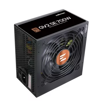 Zalman ZM700-GV2SE maitinimo blokas 700 W 20+4 pin ATX ATX Juodas