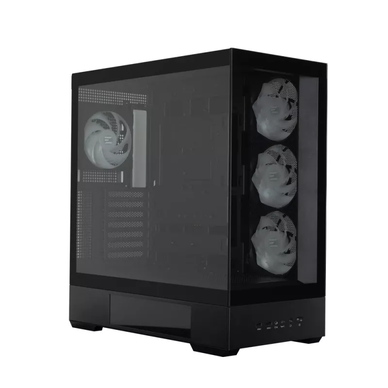 Korpusas Zalman P40 DS BLACK Midi Tower