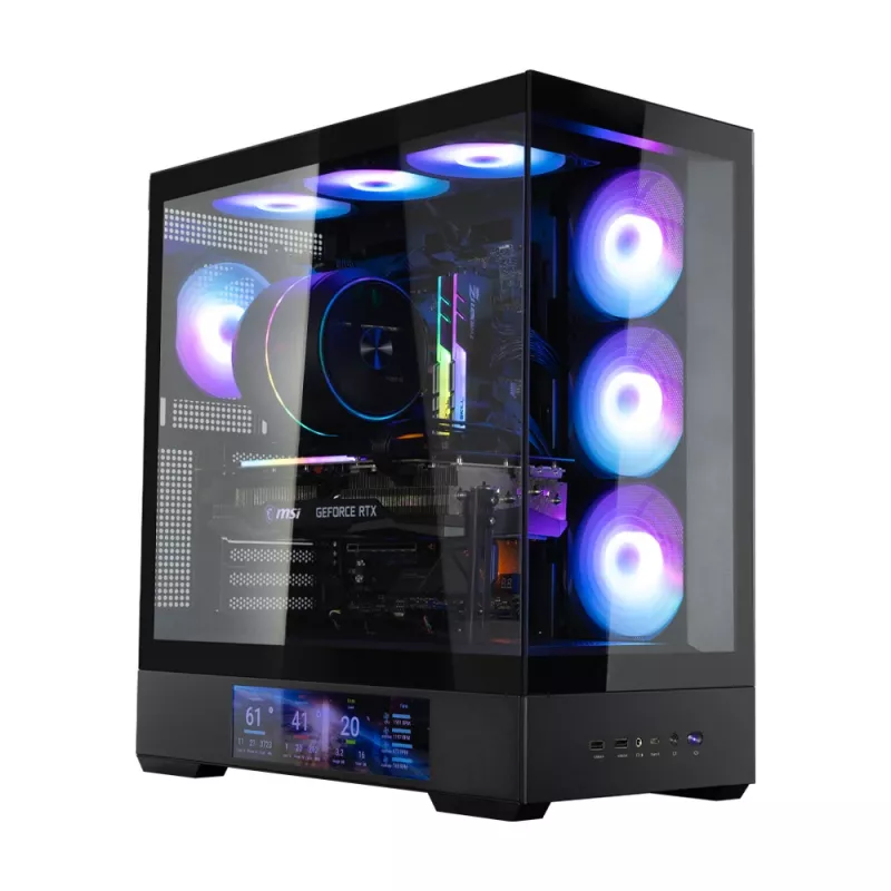 Korpusas Zalman P40 DS BLACK Midi Tower