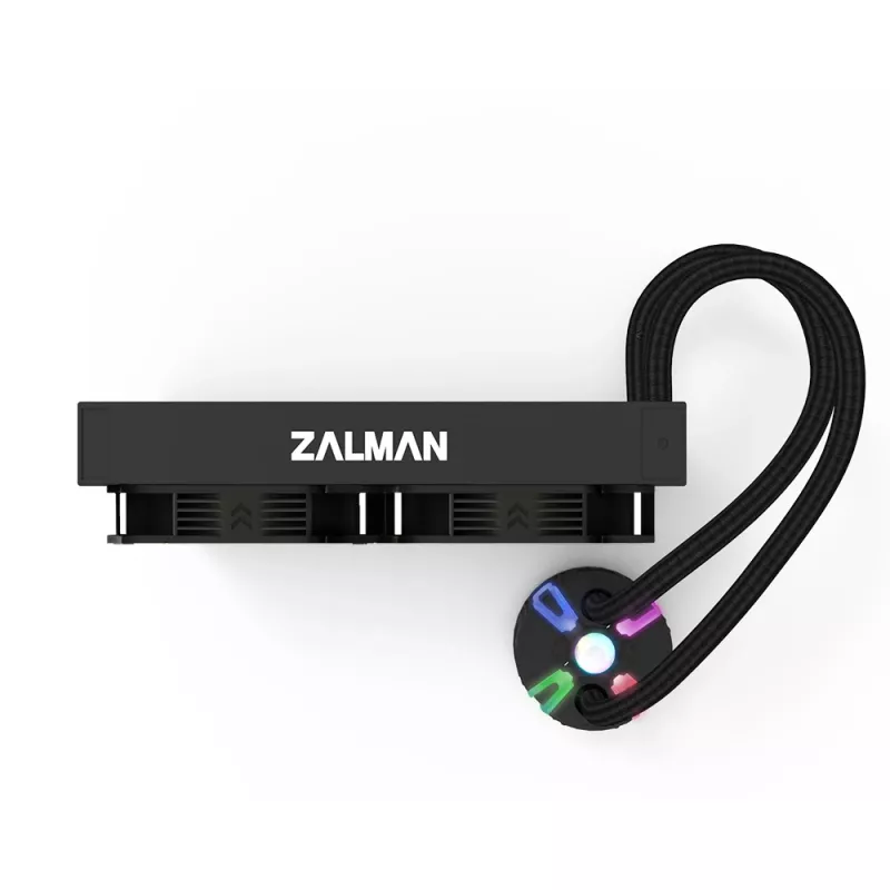 Zalman RESERATOR5 Z24 ARGB JUODAS aušinimo sistema procesoriui Viskas viename skystas aušintuvas 12 cm