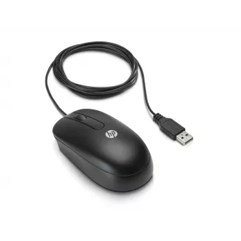 HP 3 mygtukų USB lazerinė pelė, lazerinė, USB Type-A, juoda