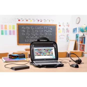 HP 3 mygtukų USB lazerinė pelė, lazerinė, USB Type-A, juoda