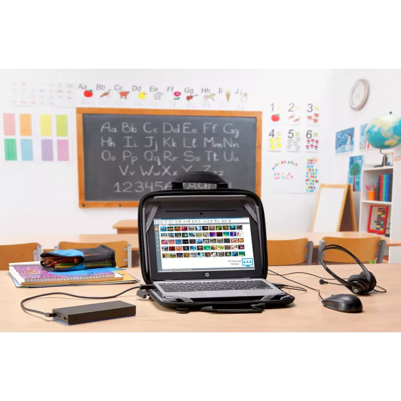 HP 3 mygtukų USB lazerinė pelė, lazerinė, USB Type-A, juoda