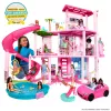 Barbie Dreamhouse lėlių namelis su baseinu ir čiuožykla – 75+ detalių (HMX10)