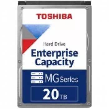 Toshiba MG11 20TB 3,5 colio vidinis kietasis diskas (MG11ACA20TE): 7200 RPM, SATA 6 Gb/s, helio sandarinimas, 550 TB per metus, 24/7 darbui serveriuose ir NAS