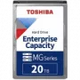 Toshiba MG11 20TB 3,5 colio vidinis kietasis diskas (MG11ACA20TE): 7200 RPM, SATA 6 Gb/s, helio sandarinimas, 550 TB per metus, 24/7 darbui serveriuose ir NAS