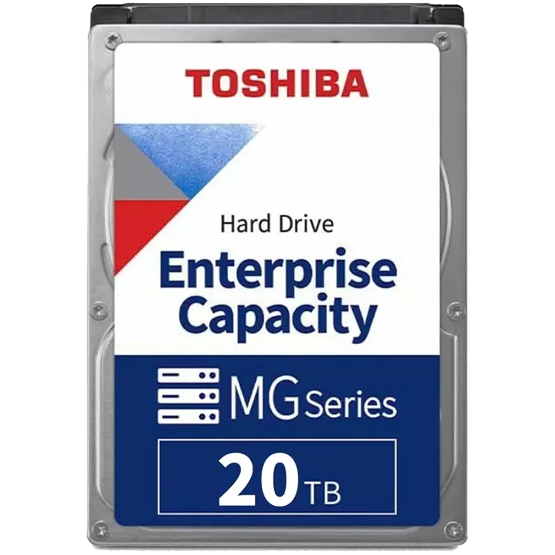 Toshiba MG11 20TB 3,5 colio vidinis kietasis diskas (MG11ACA20TE): 7200 RPM, SATA 6 Gb/s, helio sandarinimas, 550 TB per metus, 24/7 darbui serveriuose ir NAS