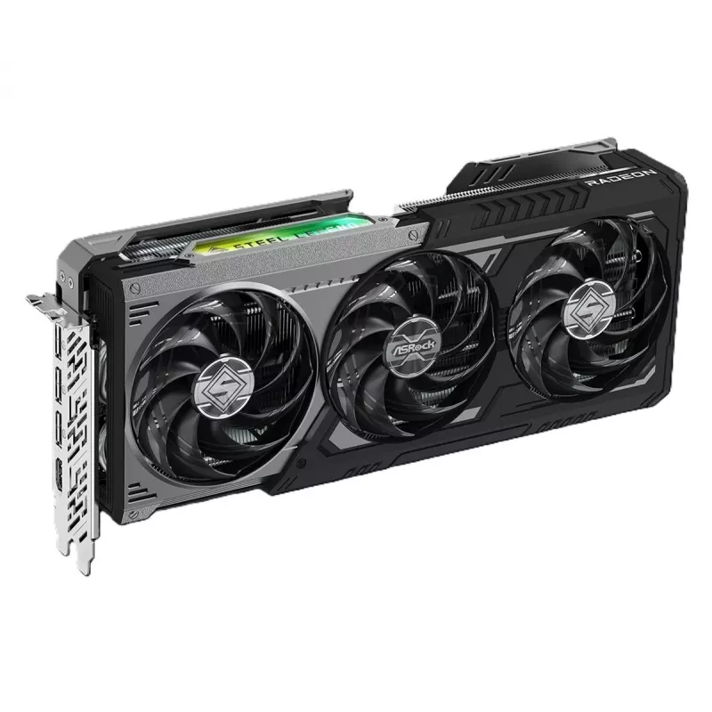 ASRock Radeon RX 9070 GRE Steel Legend Dark 12GB OC GDDR6 vaizdo plokštė