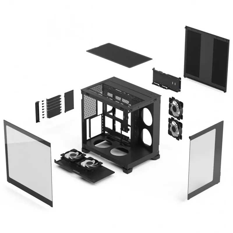 Fractal Design Pop 2 Vision Black RGB vidutinis bokštinis korpusas (FD-C-POV2A-02)