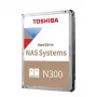Toshiba N300 16 TB 3,5 colio NAS kietasis diskas (SATA, 7200 aps./min.)