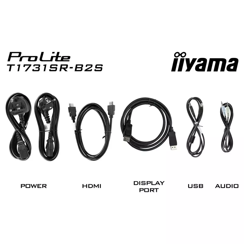 Monitorius liečiamasis iiyama ProLite T1731SR-B2S 17 colių SXGA varžinis