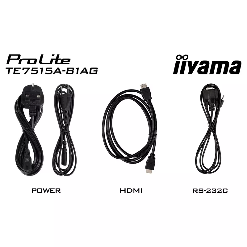 iiyama ProLite TE7515A-B2AG 75 colių 4K lietimui jautrus ekranas