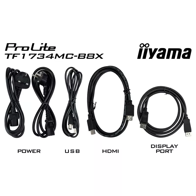 iiyama ProLite TF1734MC-B8X 17 colių SXGA atviro rėmo liečiamasis monitorius