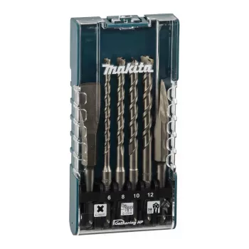 Makita E-15746 SDS-Plus gręžtuvų ir kaltų rinkinys, 6 dalių