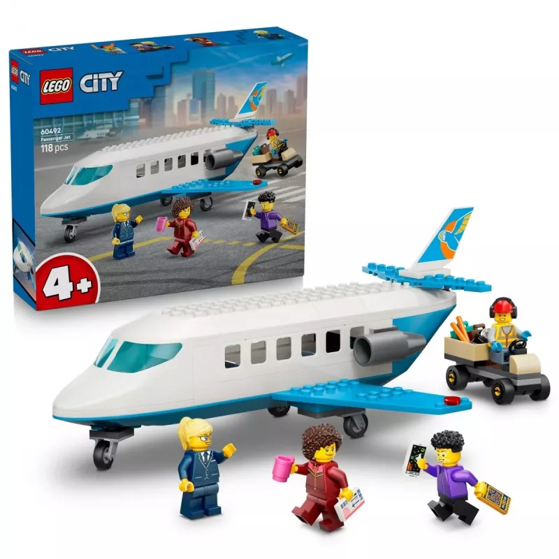 LEGO City 60492 Keleivinis lėktuvas (118 dalių)