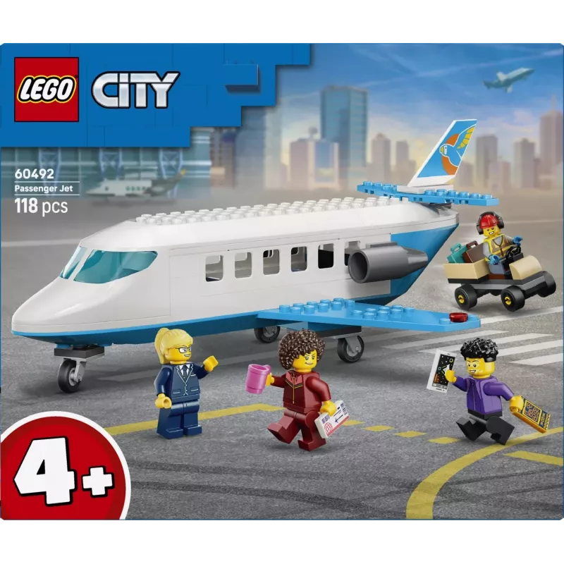 LEGO City 60492 Keleivinis lėktuvas (118 dalių)