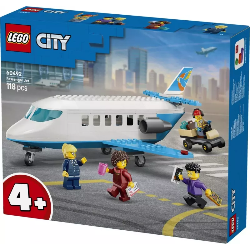 LEGO City 60492 Keleivinis lėktuvas (118 dalių)