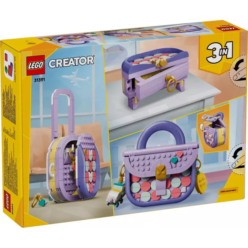 LEGO Creator 3-in-1 31391 Mados krepšys su dėžute (272 detalės)