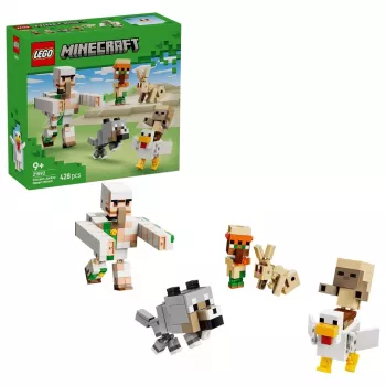 LEGO Minecraft 21592 Vištos Jokio Dykumos Ataka (428 vnt.)