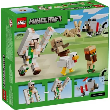 LEGO Minecraft 21592 Vištos Jokio Dykumos Ataka (428 vnt.)