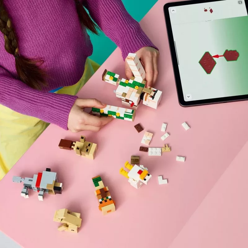LEGO Minecraft 21592 Vištos Jokio Dykumos Ataka (428 vnt.)