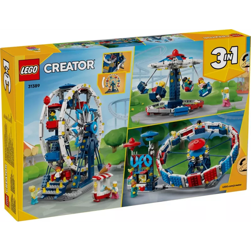 LEGO Creator 3-in-1 31389 Ikoniškas apžvalgos ratas (916 dalių)
