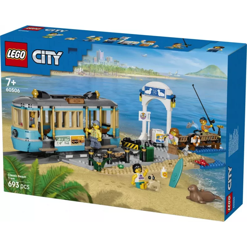 LEGO City 60506 Klasikinis paplūdimio tramvajus (693 dalių)