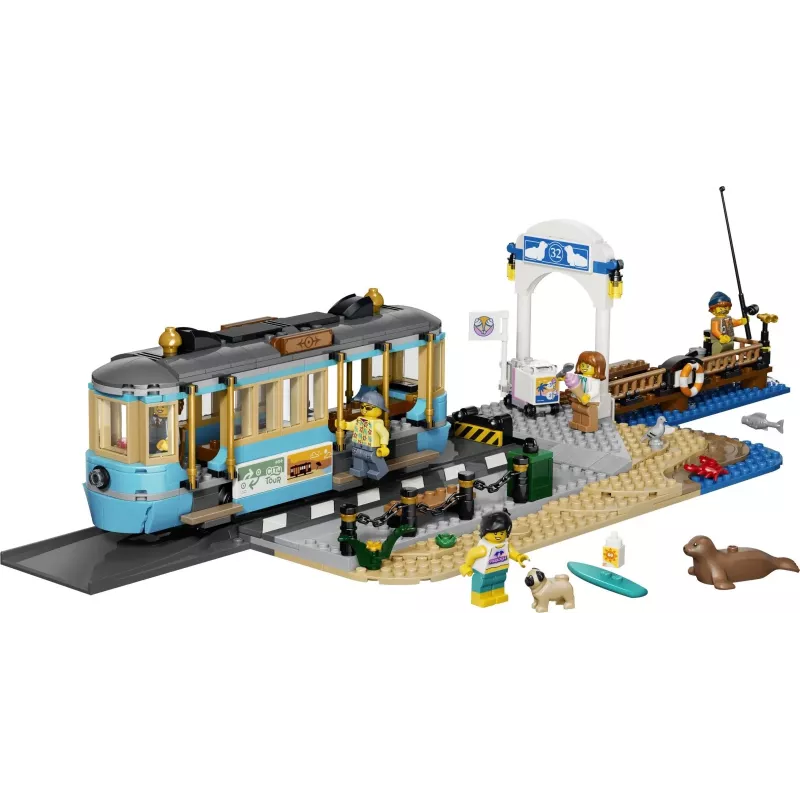 LEGO City 60506 Klasikinis paplūdimio tramvajus (693 dalių)