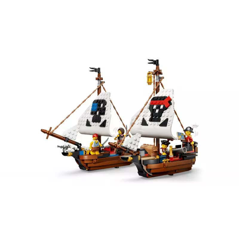 LEGO Creator 3-in-1 31387 Ikoniškas piratų laivas (1074 dalių)