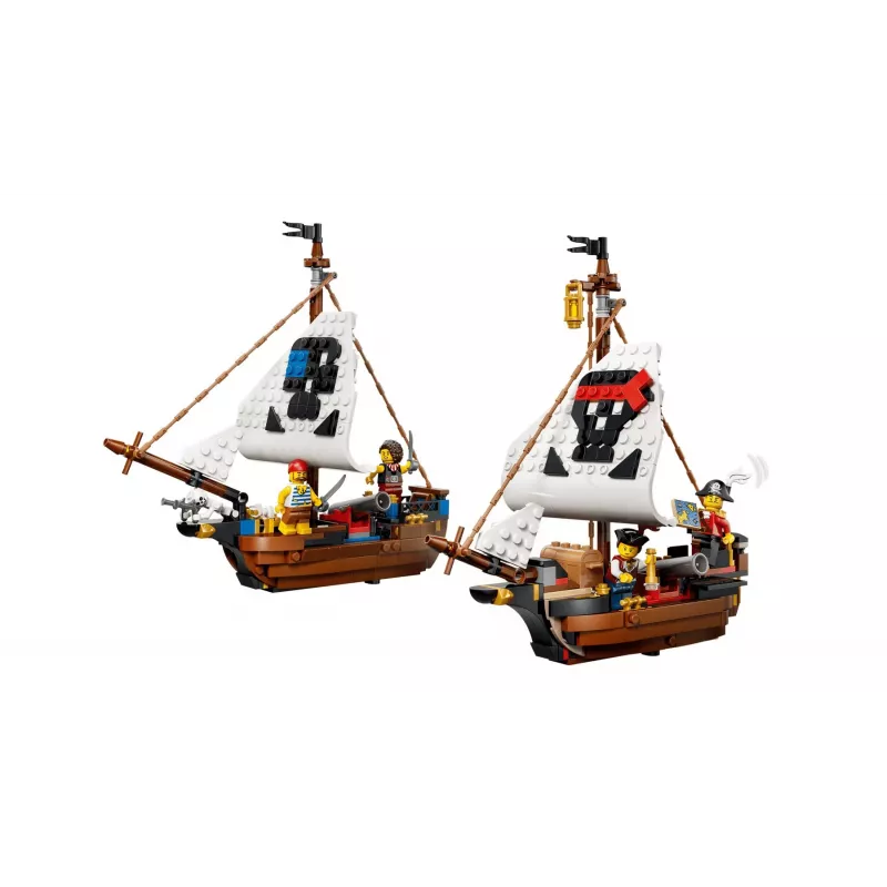 LEGO Creator 3-in-1 31387 Ikoniškas piratų laivas (1074 dalių)