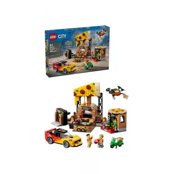 LEGO City 60496 Picos pristatymo patirtis su transporto priemonėmis (494 dalys)